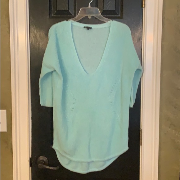Express aqua blue oversized sweater medium - Picture 1 of 4